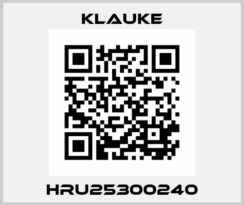 HRU25300240 Klauke