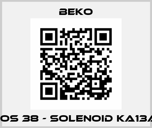 POS 38 - SOLENOID KA13A  Beko