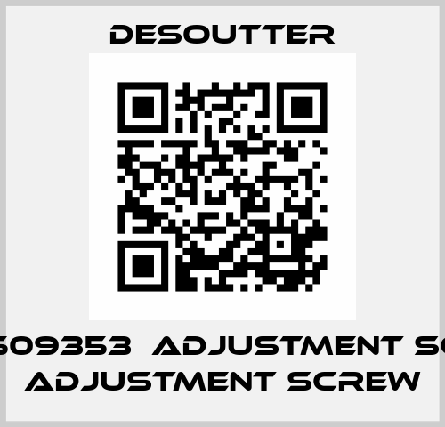 2050509353  ADJUSTMENT SCREW  ADJUSTMENT SCREW Desoutter