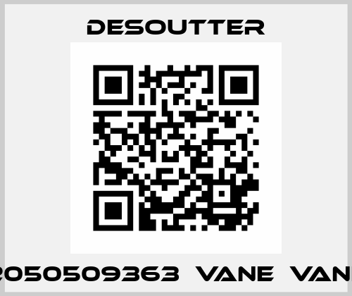 2050509363  VANE  VANE Desoutter