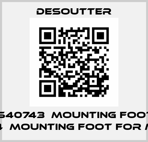 2050540743  MOUNTING FOOT FOR M84  MOUNTING FOOT FOR M84 Desoutter