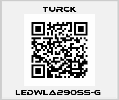 LEDWLA290SS-G  Turck