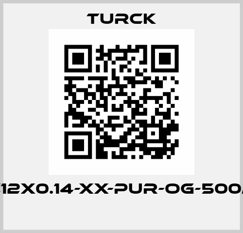 CABLE12x0.14-XX-PUR-OG-500M/TXO  Turck