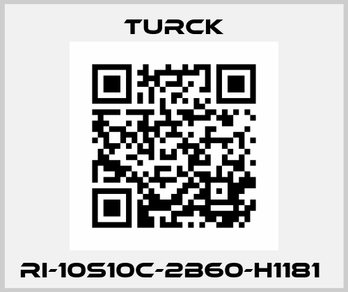 RI-10S10C-2B60-H1181  Turck